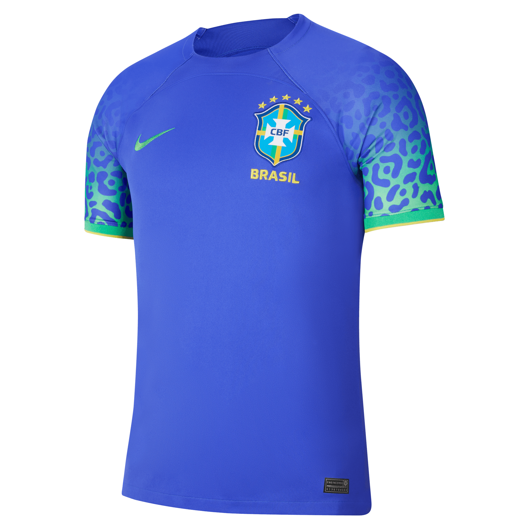 stefanssoccer.com:Nike Brasil 2022 Sleeve Jersey - Blue