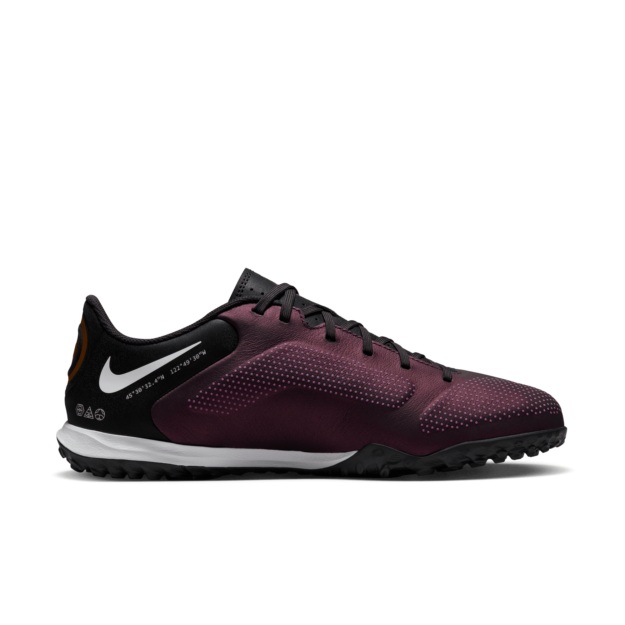 Nike Legend 9 Academy Qatar Turf Soccer Shoes - Space Purple / White