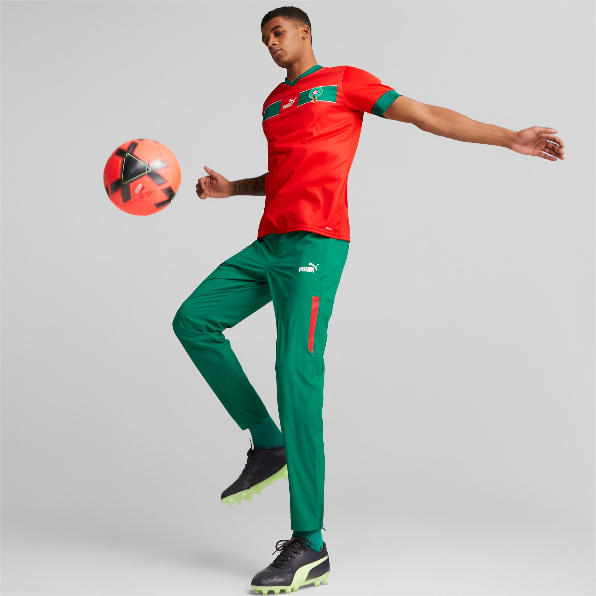 PUMA Federation Royale Marocaine De Football Red Jacket Size XL Men’s