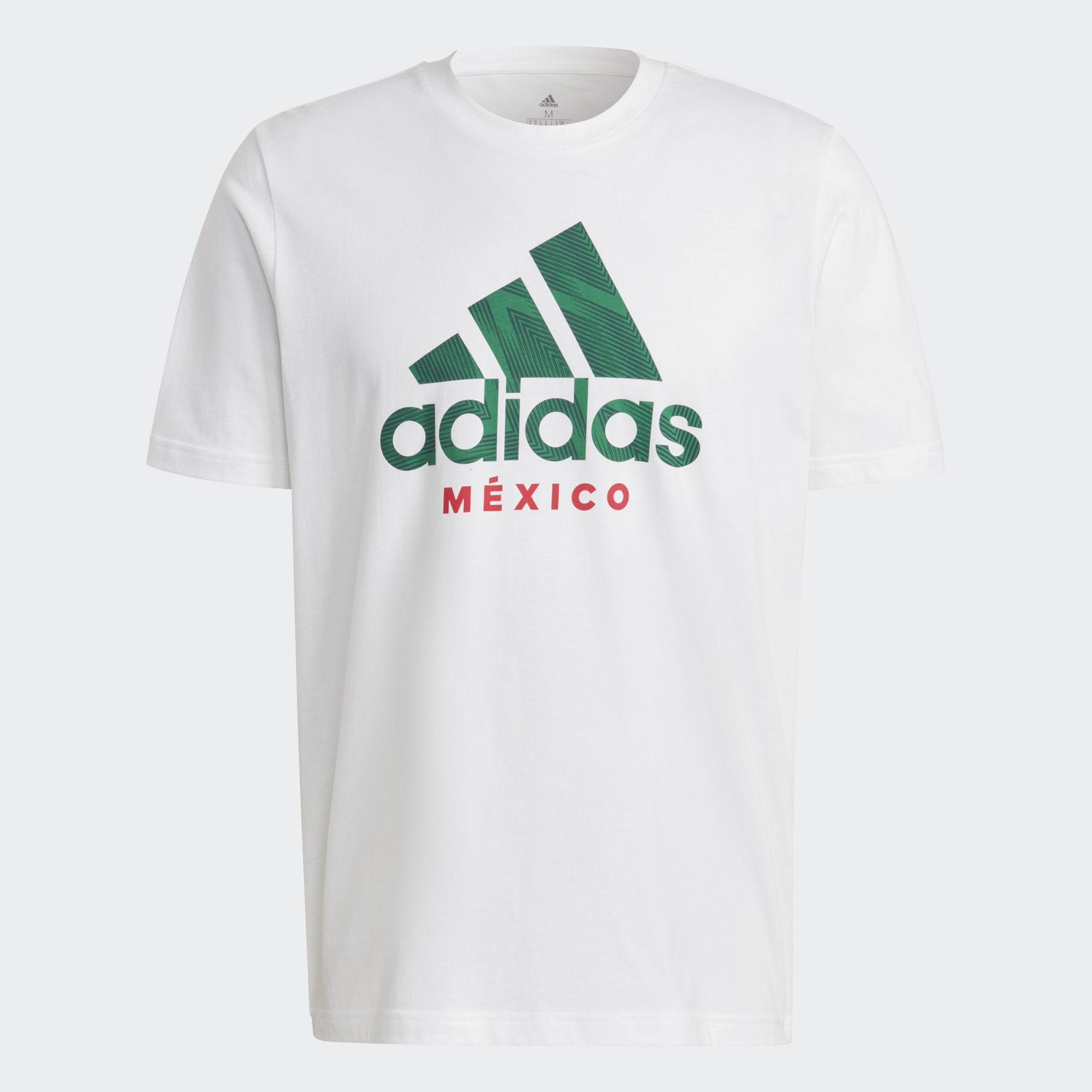 Desde Acusador Costa stefanssoccer.com:adidas Mexico 2022 DNA Graphic Short Sleeve Tee - White