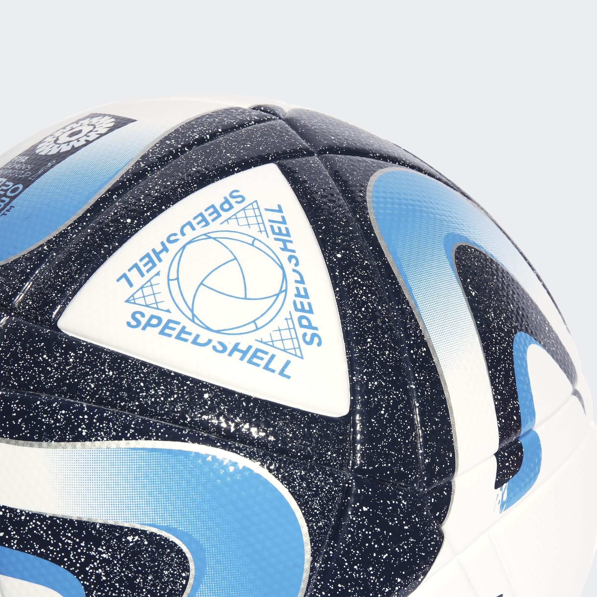 adidas WWC23 Oceanunz Pro Official Match Ball - White /  Blue