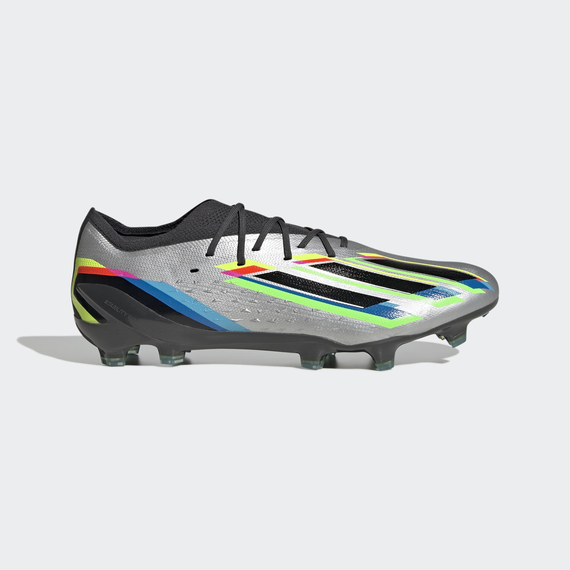stefanssoccer.com:adidas Speedportal.1 Firm Soccer Cleats - Silver