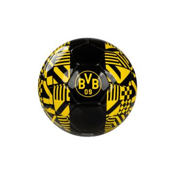 Puma Dortmund Football Culture Mini Ball - Black / Yellow