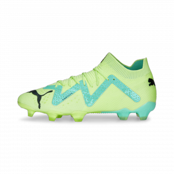 Puma Women's Future Ultimate Firm Ground Cleats - Fast Yellow / Puma Black / Electric Peppermint