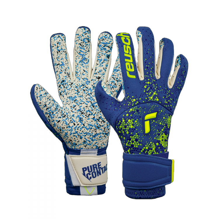 stefanssoccer.com:Reusch Pure Contact Fusion Goalkeeper Gloves - Blue