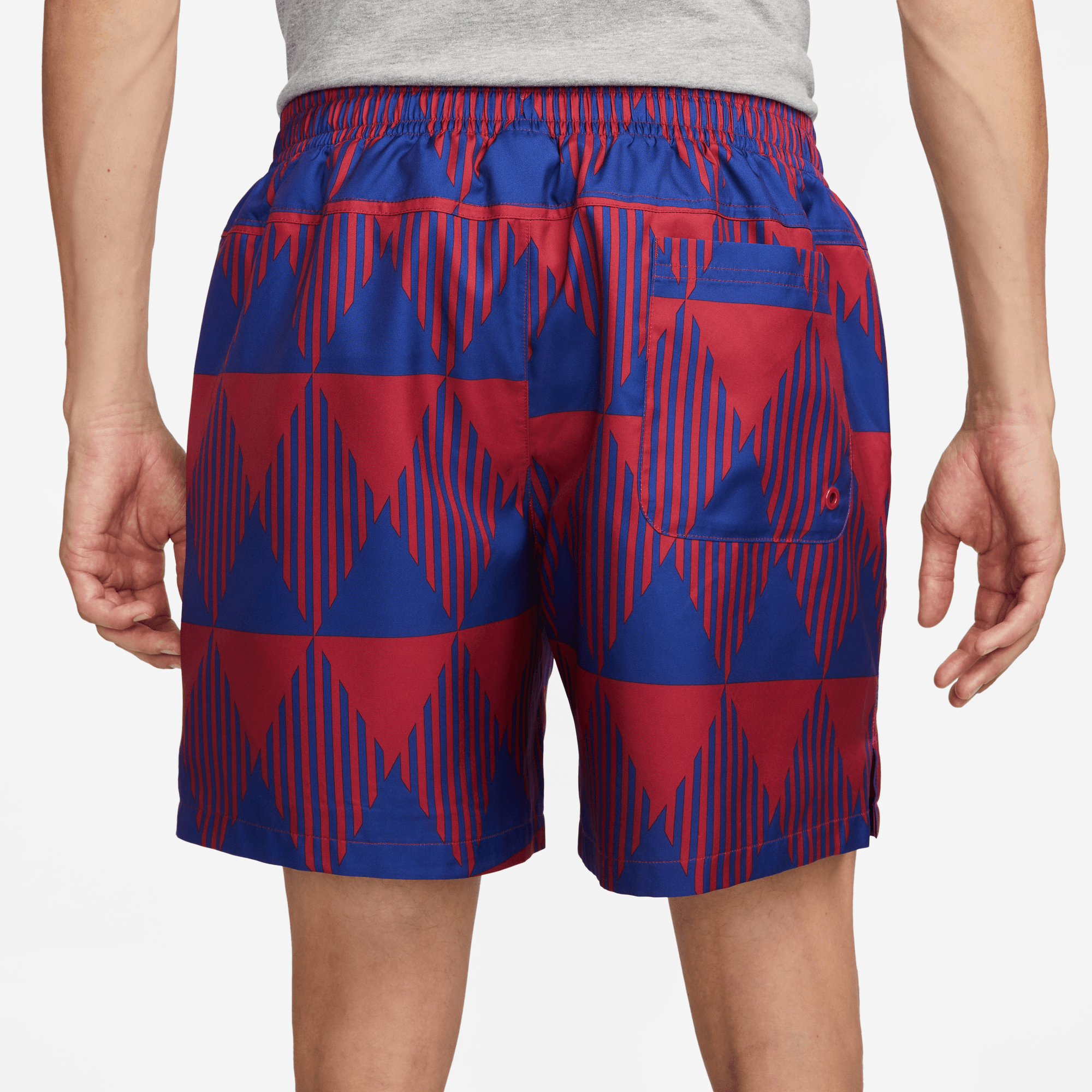 / Shorts stefanssoccer.com:Nike Barcelona Flow Red - Blue Graphic