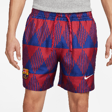 Nike Barcelona Graphic Flow Shorts - Blue / Red