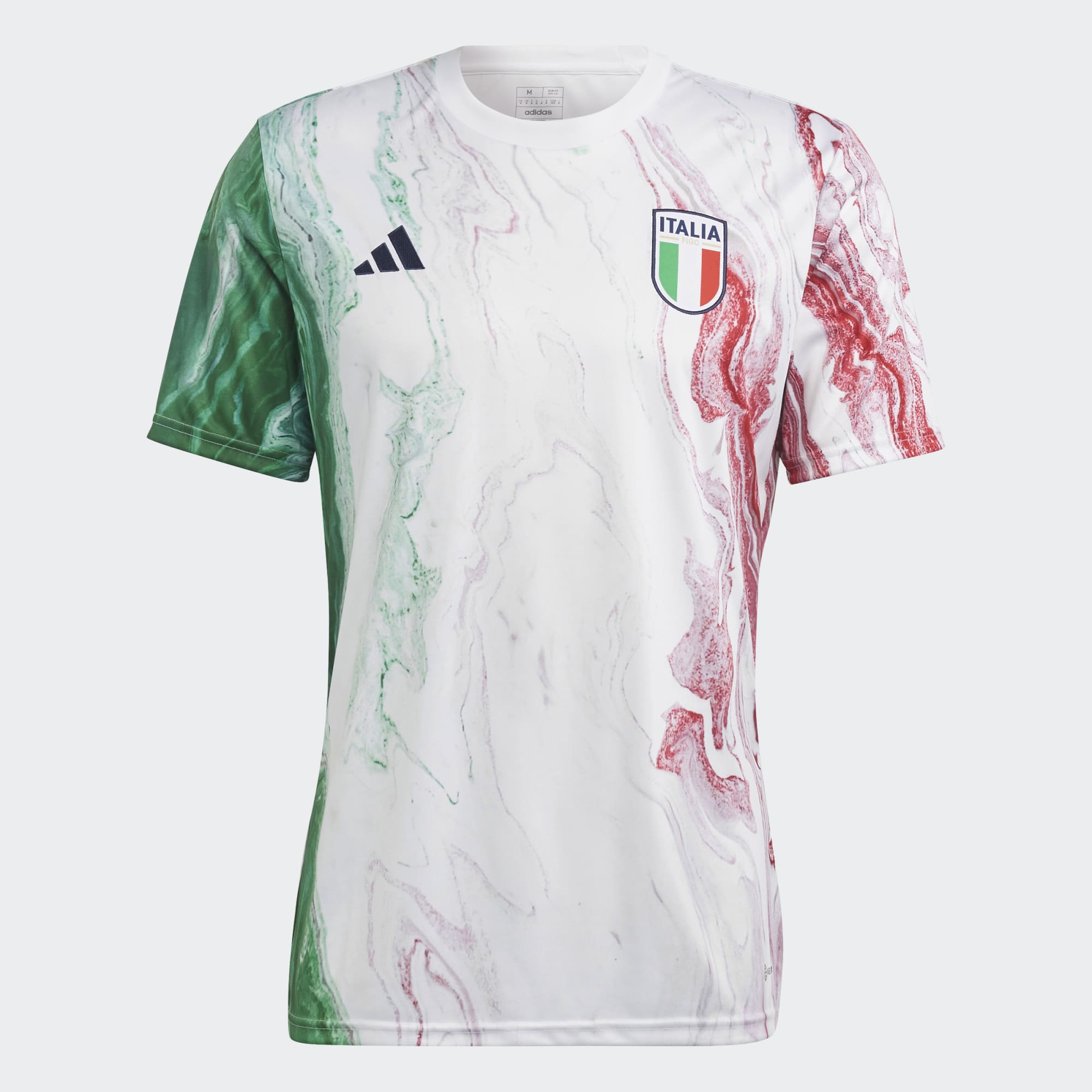 echo Blazen commando stefanssoccer.com:adidas Italy 2023 Prematch Jersey - White / Green / Red