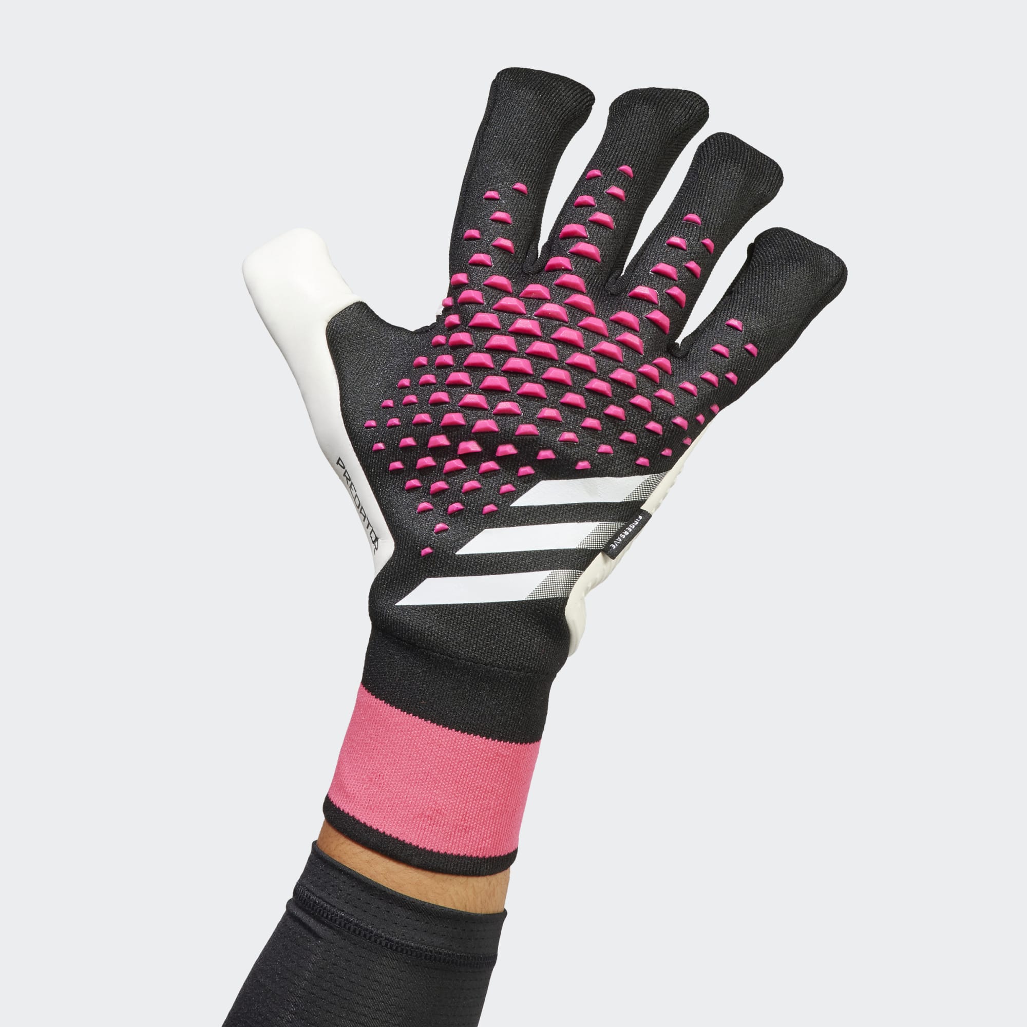adidas Predator GL Pro Finger Save GK Glove - Black / Pink