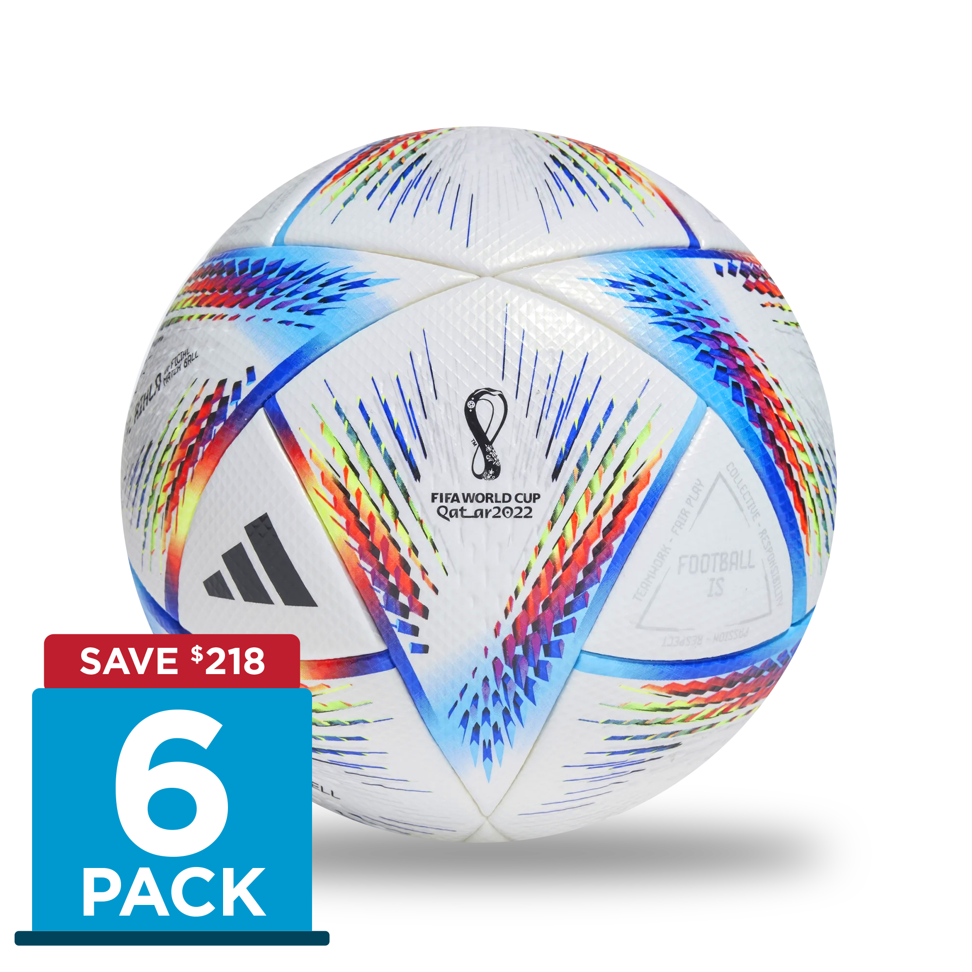 stefanssoccerAl Rihla WC22 Pro Match Ball (6-Pack)