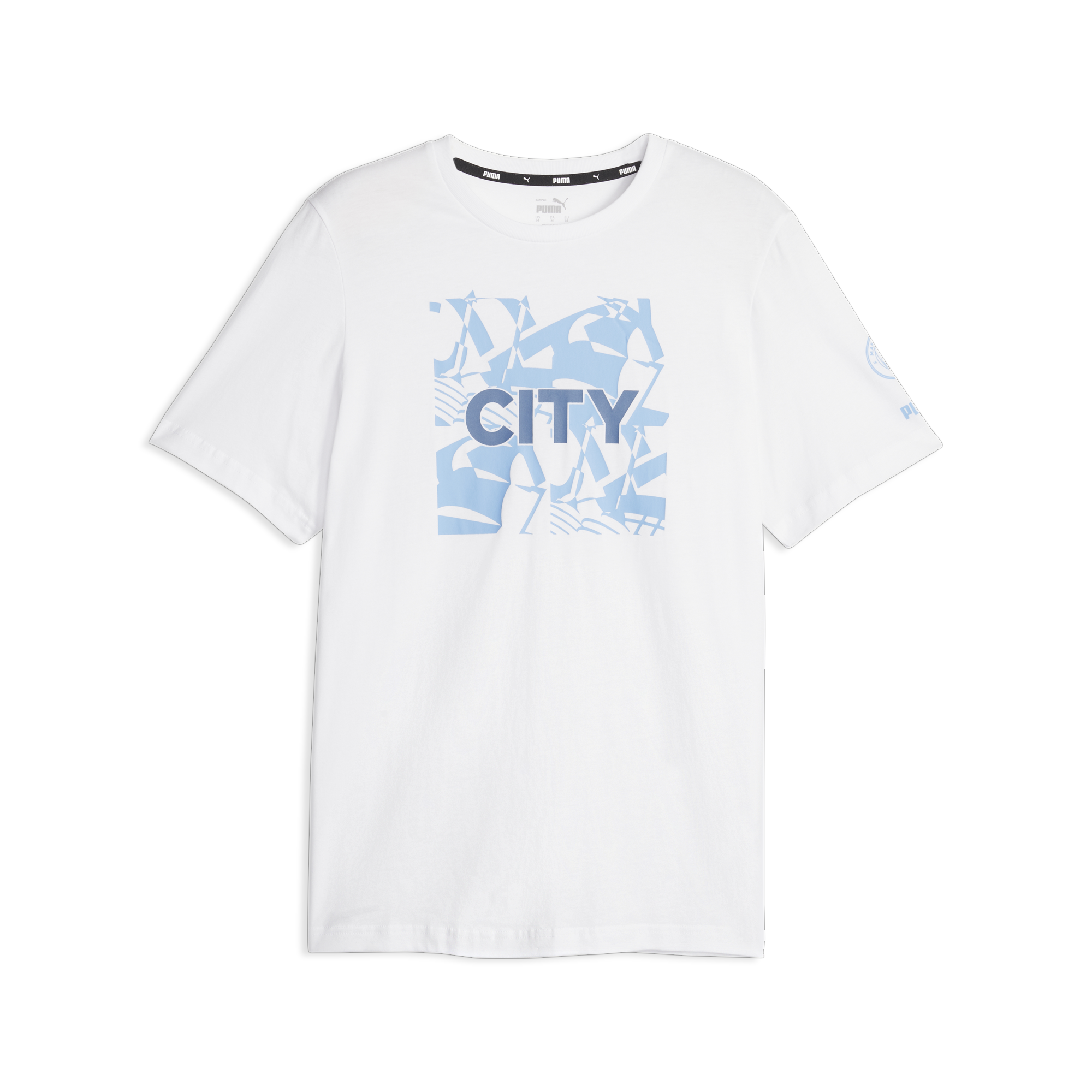 stefanssoccer.com:Puma Man City FTBLCore Graphic Tee - White