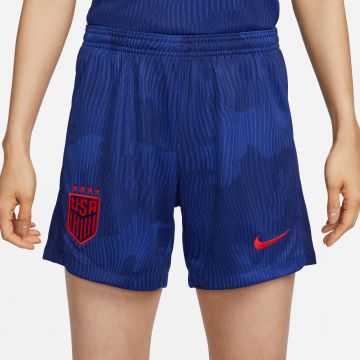 Nike Women's USWNT 2023 Stadium Away Shorts - Royal / Red