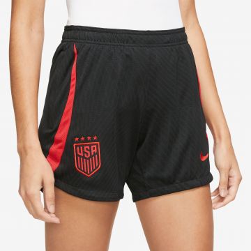 Nike Women's USA 4* Strike Knit Shorts - Black / Red