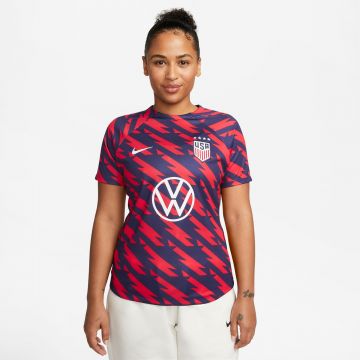 Nike Women's USA 4* 2023 Prematch Top - Red / Blue