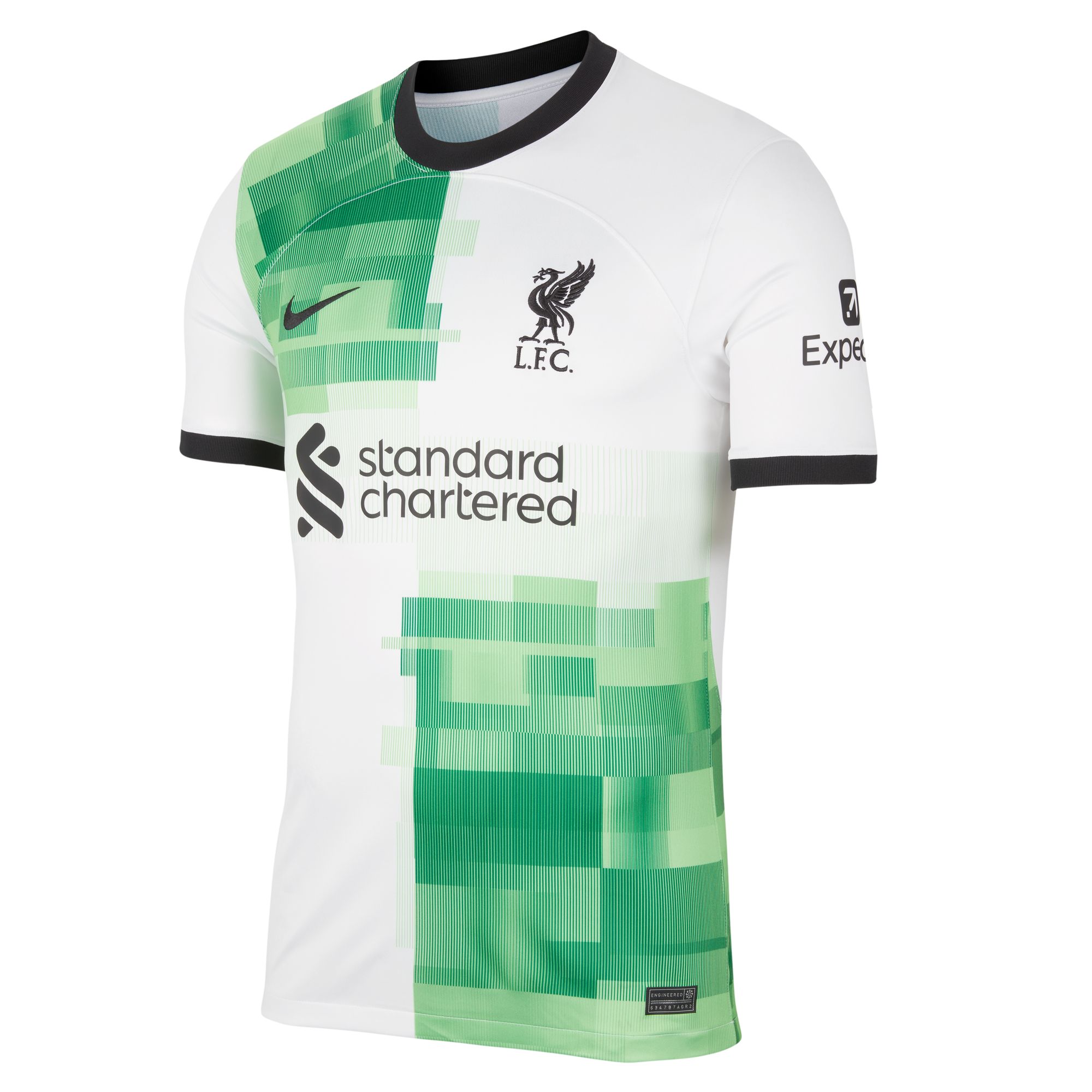 Nike Liverpool 23/24 Stadium Away Jersey - White / Green