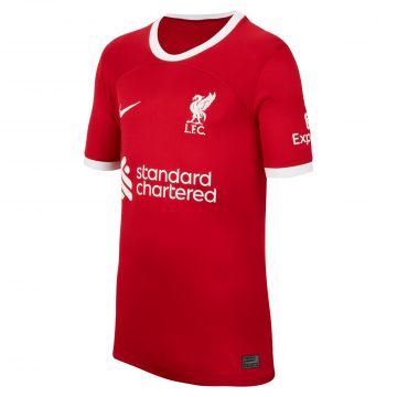 Nike Youth Liverpool 23/24 Stadium Home Jersey - Red