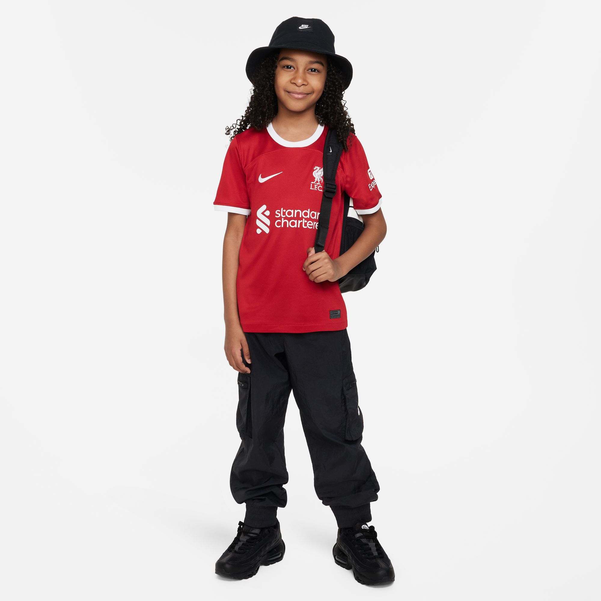 Liverpool Blank Red Home Kid Jersey
