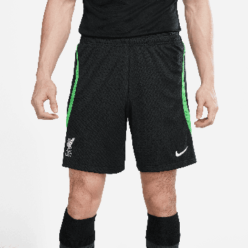 Nike Liverpool Strike Knit Shorts - Black / Green
