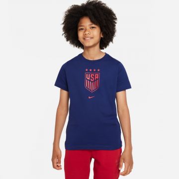Nike Youth USA 4* Crest Tee - Navy / Red
