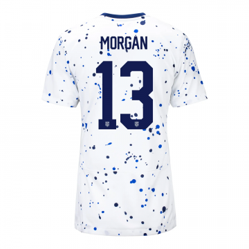 Nike Women's USA 4* 2023 Home Jersey Alex Morgan #13 - White
