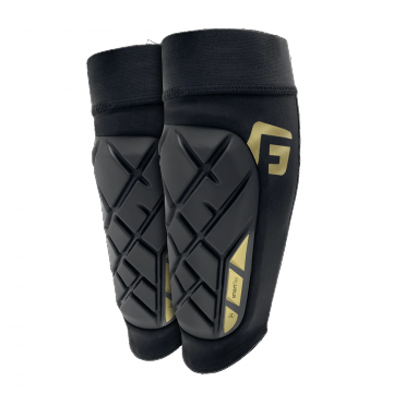 G-Form Pro-S Elite X Shin Guard - Matte Black / Gold