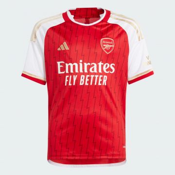 adidas Youth Arsenal 23/24 Home Jersey - Red / White