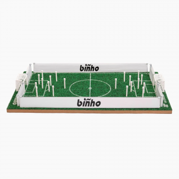 Binho Board Classic Table Top Soccer Game - Green Turf