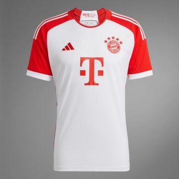 adidas Bayern 23/24 Home Jersey - White / Red