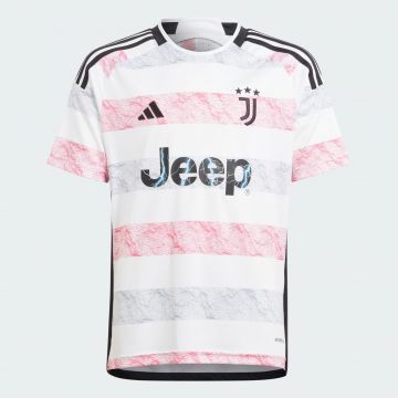 adidas Youth Juventus 23/24 Away Jersey - White