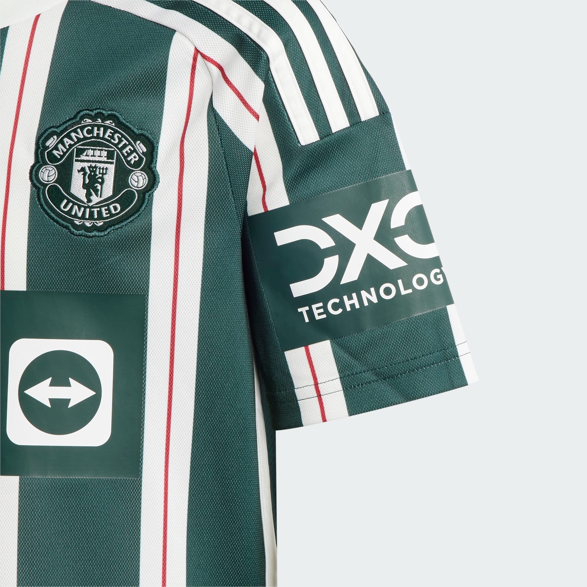 Adidas Manchester United Away Authentic Jersey 23 Green Night / S