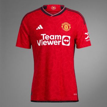 adidas Man Utd 23/24 Authentic Home Jersey - Red