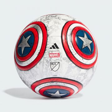 adidas MLS Captain America Training Ball - White / Red / Blue