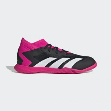 adidas Predator Accuracy.3 Youth Indoor Shoes - Black  / Pink