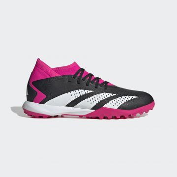adidas Predator Accuracy.3 Turf Shoes - Black / Pink