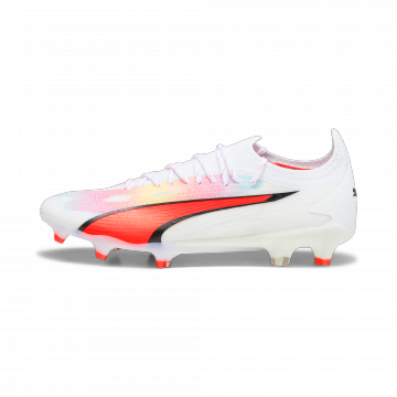 Puma Women's Ultra Ultimate Firm Ground Cleats - White / Pink
