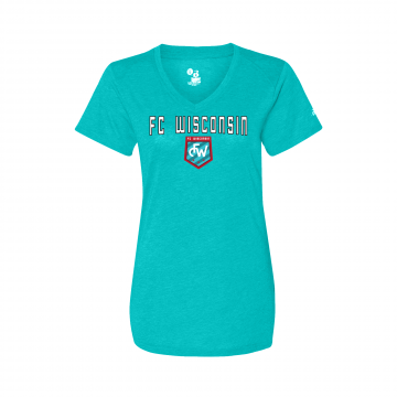 Women's FC Wisconsin Girls Fan T-shirt- Teal