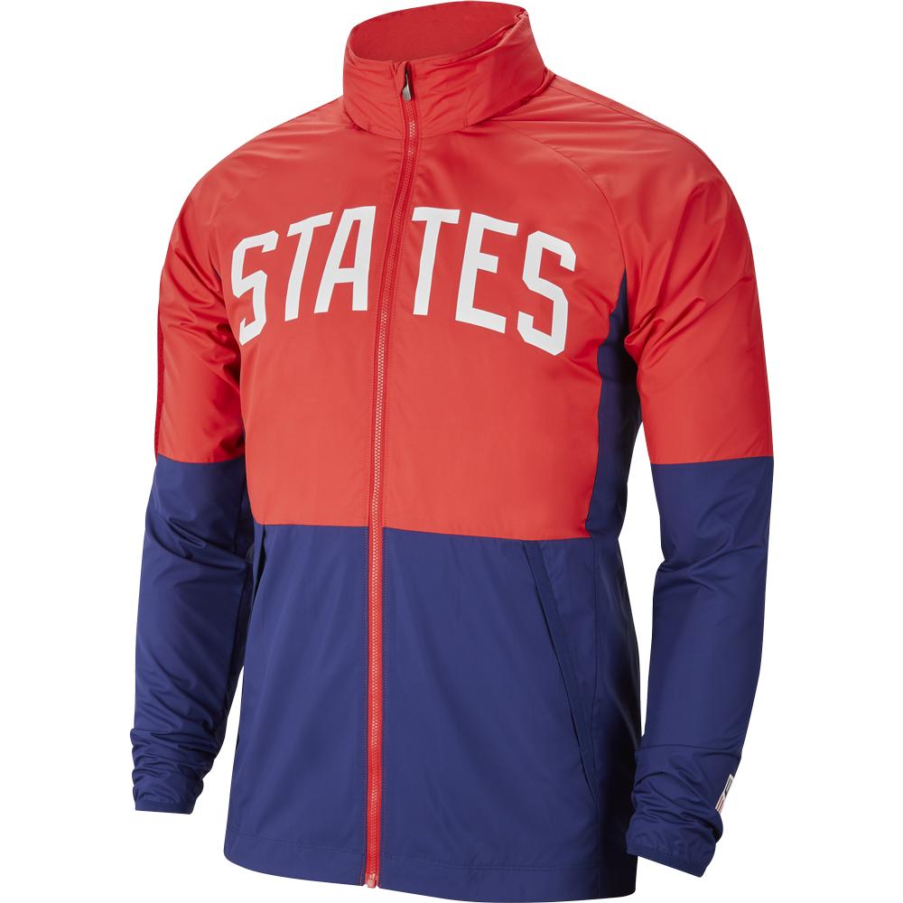 Nike USA AWF Windrunner Jacket - Red / Blue