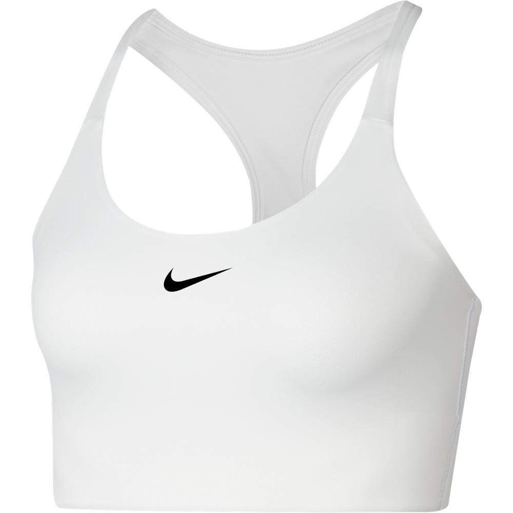 Nike Womens Swoosh Sports Bra - White