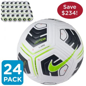 Nike Academy Soccer Ball (Pack of 24) - White / Black / Volt