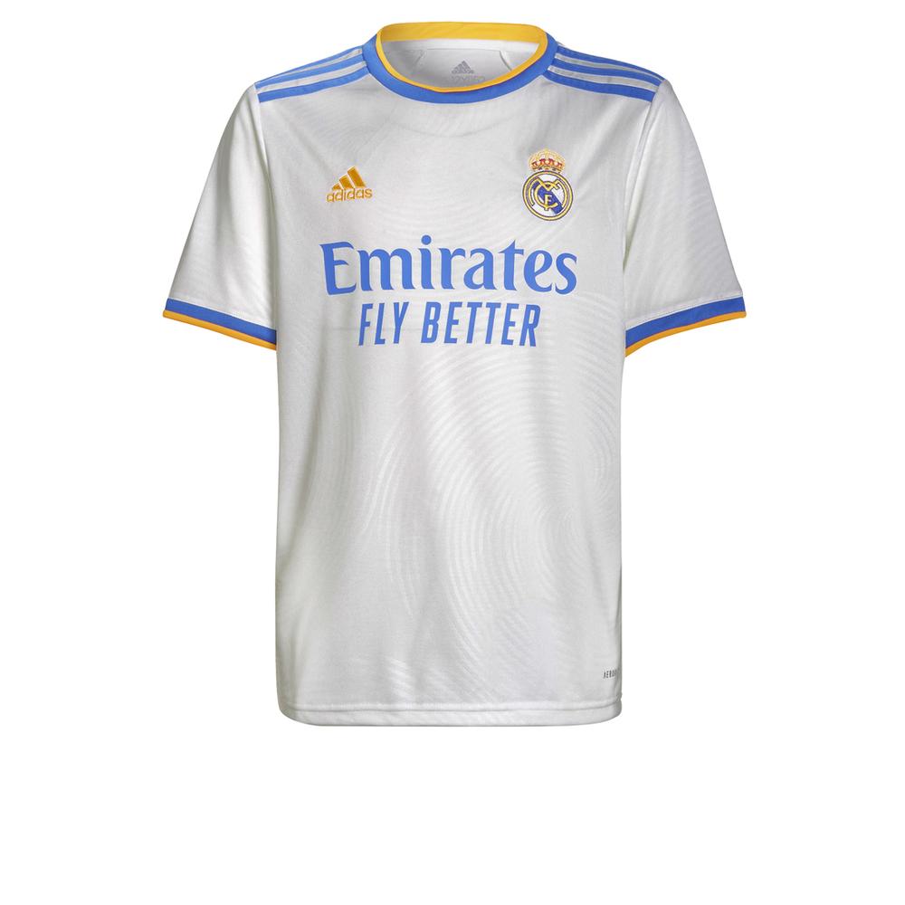 adidas Real Madrid Shirt Home 21/22 Kids - White
