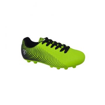 Vizari Youth Stealth Firm Ground Cleats - Green / Black
