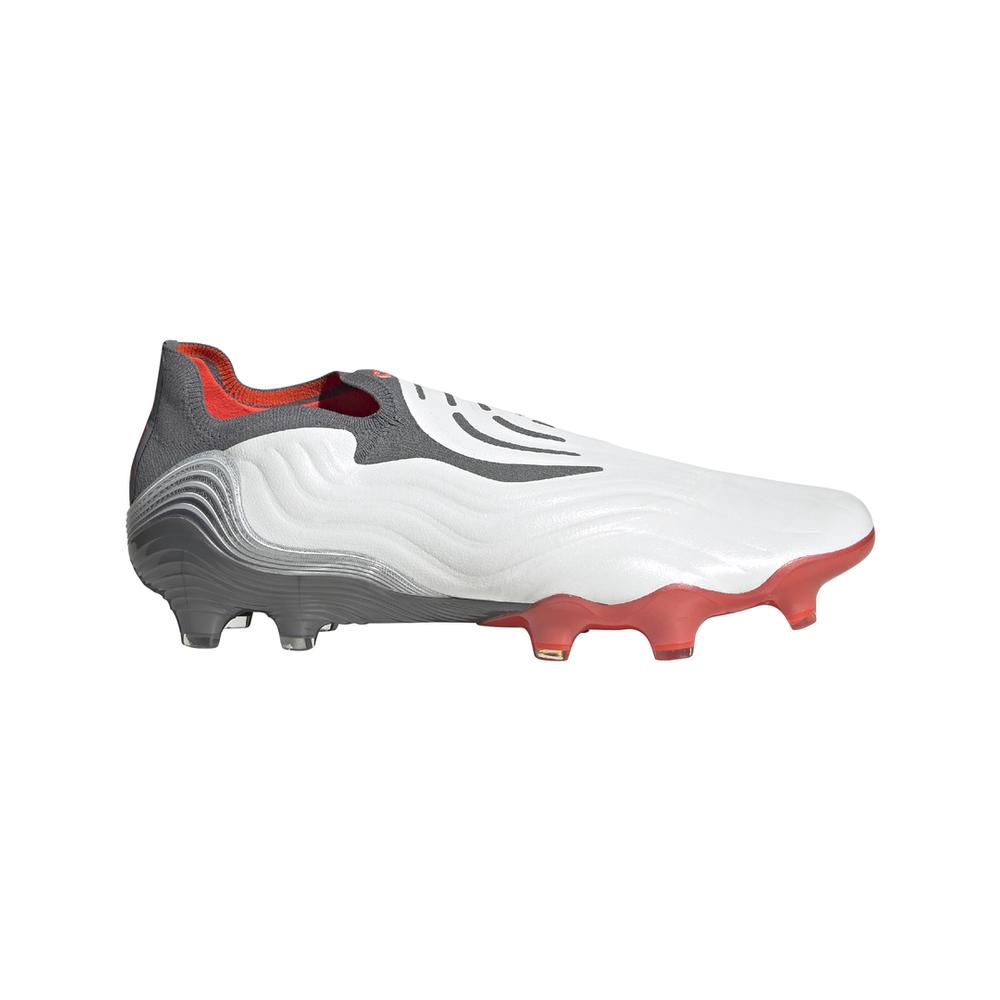 Stefans Soccer - Wisconsin - adidas Copa Sense+ FG Soccer Cleats - White / Solar Red / Iron Metallic