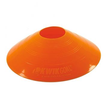 Kwik Goal Small Disc Cones (25 Pack)  - Orange