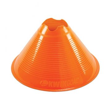 Kwik Goal Jumbo Disc Cones (12 Pack) - Orange