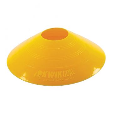 Kwik Goal  Small Disc Cones (25PK) - Yellow