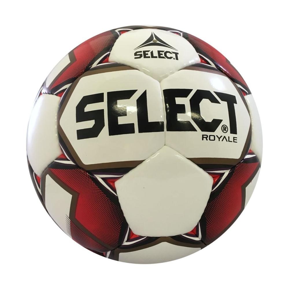 Stefans Soccer - Wisconsin - Select Royale Soccer Ball - White/Red