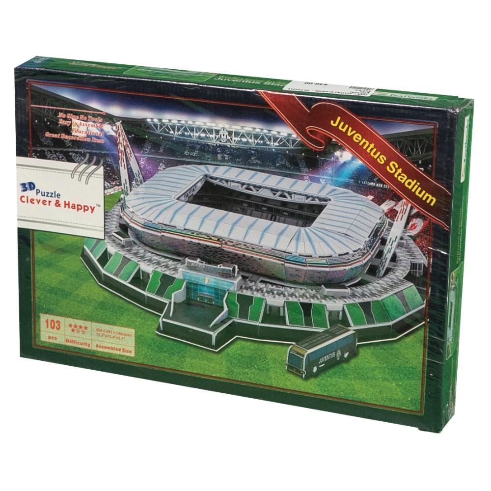 103pcs Juventus Stadium 3D DIY Puzzle World Famous Football Stadium Jigsaw  Model 1EA
