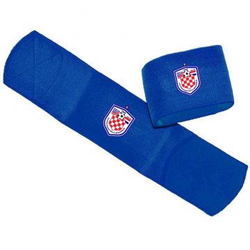 Croatian Eagles - Shin Guard Straps - Blue