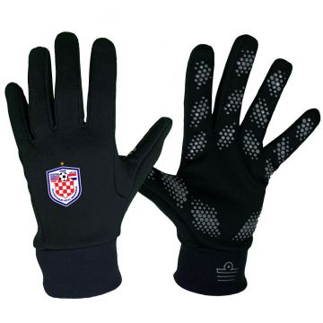 Croatian Eagles Therma Grip Field Player Gloves - Black