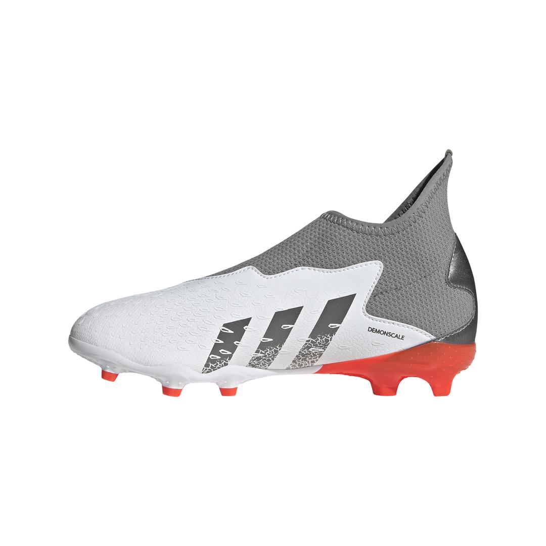 adidas Jr. PREDATOR FREAK.3 LACELESS Firm Ground Soccer Cleats